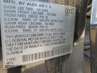 2014 Audi Q7 Premium with VIN WA1CMAFE7ED011520, listed as a Copart auction lot 63912315 with 131,218 mi miles and Clean title. Bid and sale history available at DreamBid. Image 13.
