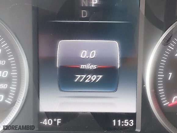2016 Mercedes-Benz GLC with VIN WDC0G4KB9GF085925, listed as a IAAI auction lot 40804297 with 77,297 mi miles. Bid and sale history available at carsss.com. Image 15.