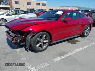 2017 Ford Mustang V6 with VIN 1FA6P8AM7H5266142, listed as a IAAI auction lot 41993504 with 53,107 mi miles and . Bid and sale history available at carsss.com. Image 18.