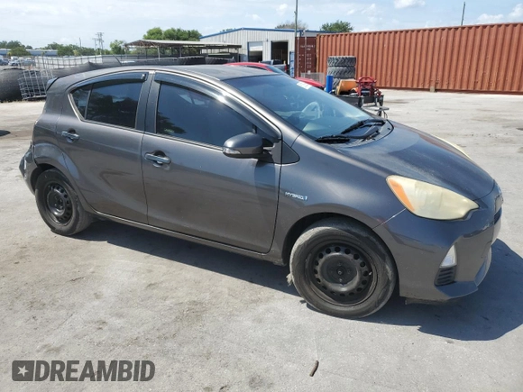2012 Toyota Prius One with VIN JTDKDTB38C1525411, listed as a Copart auction lot 52160395 with 189,625 mi miles and Salvage Title. Bid and sale history available at carsss.com. Image 4.