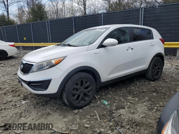 2015 Kia Sportage LX with VIN KNDPBCACXF7682520, listed as a Copart auction lot 51099855 with 202,655 mi miles and Salvage Title. Bid and sale history available at carsss.com. Image 1.