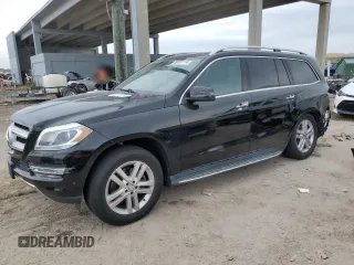 2016 Mercedes-Benz GL with VIN 4JGDF6EE8GA711940, listed as a Copart auction lot 86181114 with 73,643 mi miles and Salvage Title. Bid and sale history available at carsss.com. Image 1.