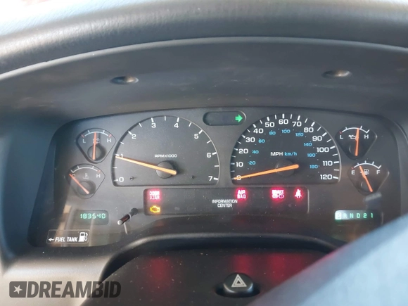 2001 Dodge Dakota Sport with VIN 1B7GL2AN81S106374, listed as a IAAI auction lot 41435940 with 183,540 mi miles. Bid and sale history available at carsss.com. Image 7.