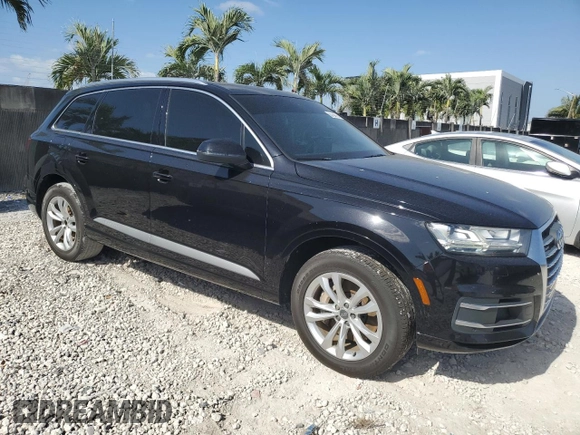 2017 Audi Q7 Premium Plus with VIN WA1LAAF73HD023601, listed as a Copart auction lot 55184215 with 73,379 mi miles and Clean Title. Bid and sale history available at DreamBid. Image 4.