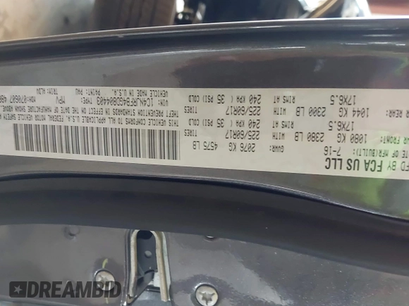 2016 Jeep Patriot Latitude with VIN 1C4NJRFB4GD804403, listed as a IAAI auction lot 42682919 with 105,360 mi miles and . Bid and sale history available at DreamBid. Image 9.