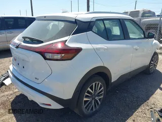 2023 Nissan Kicks SV with VIN 3N1CP5CV6PL481238, listed as a IAAI auction lot 42014768 with 28,555 mi miles and . Bid and sale history available at DreamBid. Image 4.