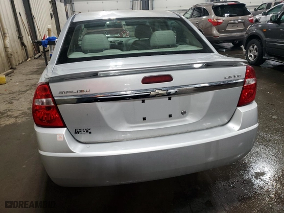 2005 Chevrolet Malibu LS with VIN 1G1ZT52855F309569, listed as a Copart auction lot 49055635 with 210,782 mi miles and Salvage Title. Bid and sale history available at carsss.com. Image 6.