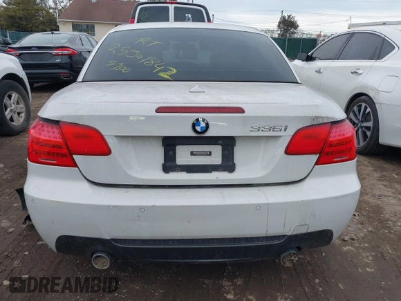 2011 BMW 3 Series 335i with VIN WBADX7C51BE742780, listed as a IAAI auction lot 41636961 with Not Provided miles and . Bid and sale history available at carsss.com. Image 15.