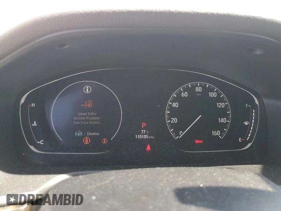 2018 Honda Accord EX with VIN 1HGCV1F48JA042296, listed as a Copart auction lot 54331195 with 110,105 mi miles and Salvage title. Bid and sale history available at DreamBid. Image 9.