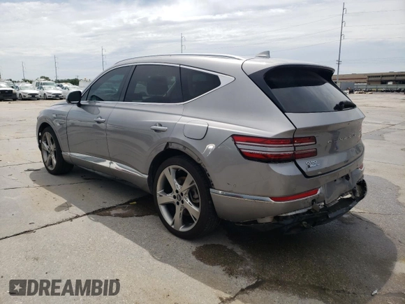 2021 Genesis GV80 z VIN KMUHBDSB8MU066116, wystawiony jako Copart lot #59972755 z przebiegiem 81 652 mil mil oraz Szkoda całkowita • Salvage title. Historia ofert i sprzedaży dostępna na DreamBid. Obrazek 2.