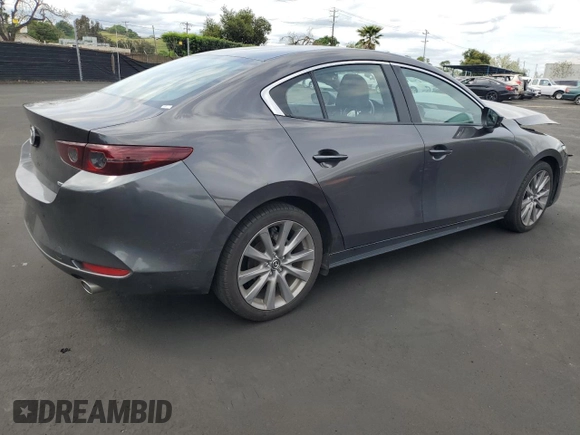 2020 Mazda 3 Select with VIN 3MZBPACL2LM132241, listed as a Copart auction lot 52240945 with 50,370 mi miles and Salvage Title. Bid and sale history available at carsss.com. Image 3.