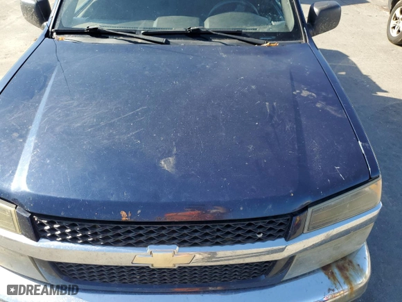 2007 Chevrolet Colorado LT w/2LT with VIN 1GCDT13E378201635, listed as a Copart auction lot 76487484 with 0 mi miles and Salvage Title. Bid and sale history available at carsss.com. Image 11.