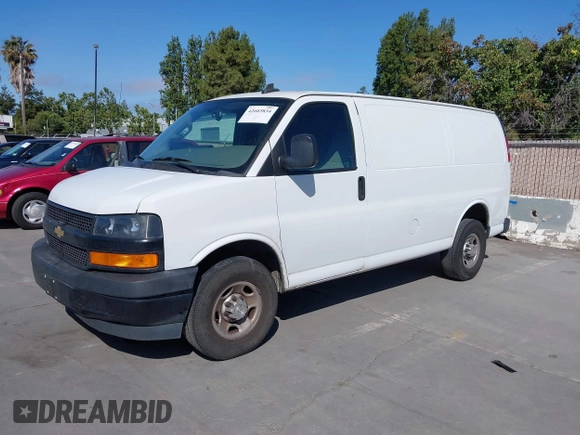 2021 Chevrolet Express Cargo z VIN 1GCWGAFP5M1154767, wystawiony jako IAAI lot #42603834 z przebiegiem 129 116 mil mil oraz . Historia ofert i sprzedaży dostępna na DreamBid. Obrazek 17.