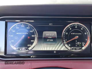 2015 Mercedes-Benz S-Class S 63 AMG with VIN WDDXJ7JB3FA001561, listed as a Copart auction lot 50387925 with 37,106 mi miles and Salvage Title. Bid and sale history available at carsss.com. Image 9.