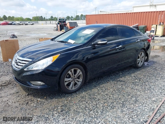 2013 Hyundai Sonata SE with VIN 5NPEC4AC6DH685157, listed as a IAAI auction lot 41936413 with 219,163 mi miles. Bid and sale history available at carsss.com. Image 2.