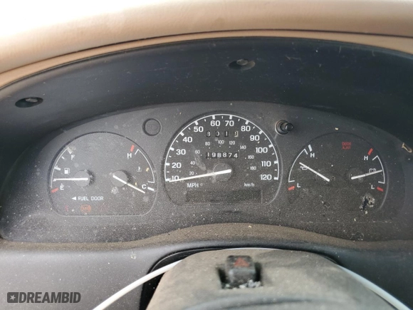 1998 Ford Ranger XL with VIN 1FTYR14U5WPB63948, listed as a Copart auction lot 51537275 with 198,874 mi miles and Clean Title. Bid and sale history available at carsss.com. Image 9.