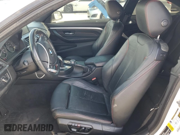 2015 BMW 4 Series 428i with VIN WBA3N3C53FK234442, listed as a Copart auction lot 46535395 with 100,351 mi miles and Salvage Title. Bid and sale history available at DreamBid. Image 7.