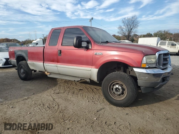 2003 Ford Super Duty F-250 XL with VIN 1FTNX21L03EC78460, listed as a Copart auction lot 79687784 with Not Provided miles and Salvage Title. Bid and sale history available at carsss.com. Image 4.