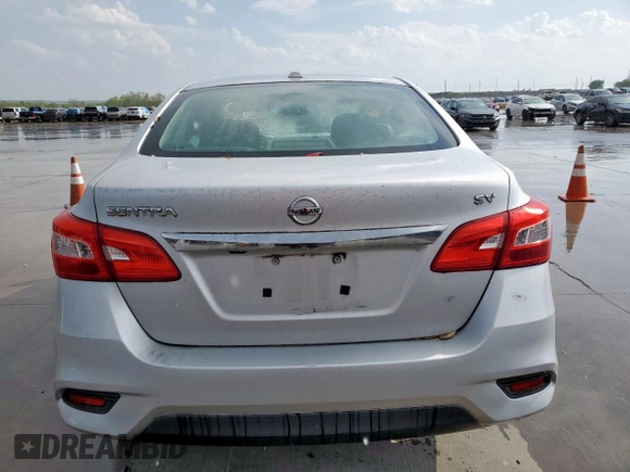 2019 Nissan Sentra S with VIN 3N1AB7AP6KY356483, listed as a Copart auction lot 50626135 with 48,195 mi miles and Salvage Title. Bid and sale history available at carsss.com. Image 6.