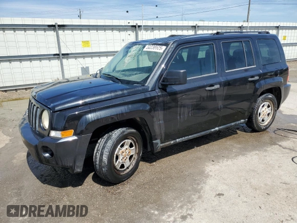 2008 Jeep Patriot Sport with VIN 1J8FT28WX8D574026, listed as a Copart auction lot 50238525 with 166,024 mi miles and Salvage Title. Bid and sale history available at carsss.com. Image 1.