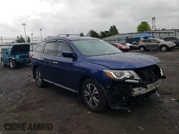 2017 Nissan Pathfinder SL with VIN 5N1DR2MM0HC648797, listed as a Copart auction lot 57584855 with 176,523 mi miles and Salvage title. Bid and sale history available at DreamBid. Image 14.