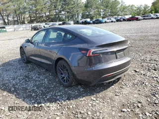 2025 Tesla Model 3 Long Range with VIN 5YJ3E1EA1SF904045, listed as a Copart auction lot 55382675 with 6,270 mi miles and Salvage title. Bid and sale history available at DreamBid. Image 2.