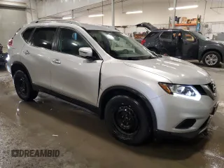 2016 Nissan Rogue S with VIN 5N1AT2MM0GC882425, listed as a Copart auction lot 47826255 with 149,375 mi miles and Salvage Title. Bid and sale history available at DreamBid. Image 4.