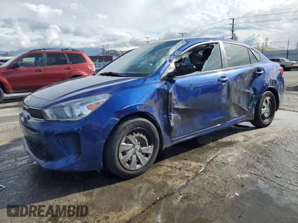 2020 Kia Rio S with VIN 3KPA24AD7LE331953, listed as a Copart auction lot 42652665 with 83,584 mi miles and Salvage Title. Bid and sale history available at carsss.com. Image 1.