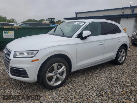 2020 Audi Q5 Premium Plus with VIN WA1BNAFY9L2102249, listed as a Copart auction lot 57608805 with 73,629 mi miles and Salvage title. Bid and sale history available at DreamBid. Image 1.