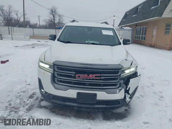 2021 GMC Acadia AT4 with VIN 1GKKNLLS7MZ218872, listed as a IAAI auction lot 41292136 with 41,332 mi miles and . Bid and sale history available at DreamBid. Image 12.