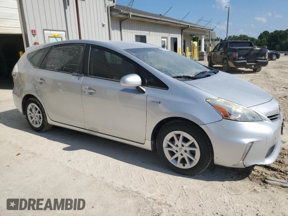 2014 Toyota Prius Two with VIN JTDZN3EU7EJ012847, listed as a Copart auction lot 61096185 with 213,991 mi miles and Salvage title. Bid and sale history available at DreamBid. Image 4.