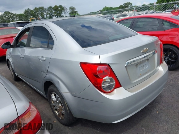 2012 Chevrolet Sonic LT with VIN 1G1JC5SH1C4180400, listed as a IAAI auction lot 42256431 with 188,681 mi miles and . Bid and sale history available at DreamBid. Image 3.