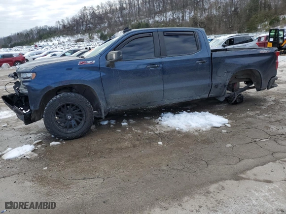 2019 Chevrolet Silverado 1500 LT Trail Boss with VIN 1GCPYFED0KZ169049, listed as a Copart auction lot 88926965 with 0 mi miles and Salvage Title. Bid and sale history available at carsss.com. Image 1.