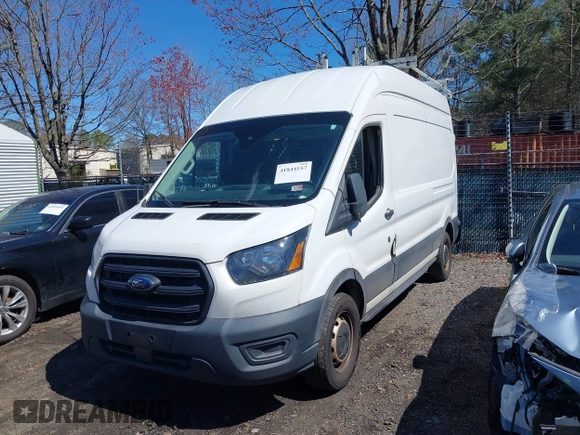 2020 Ford Transit Cargo with VIN 1FTBR1X86LKB19969, listed as a IAAI auction lot 41844157 with 182,881 mi miles and . Bid and sale history available at DreamBid. Image 17.