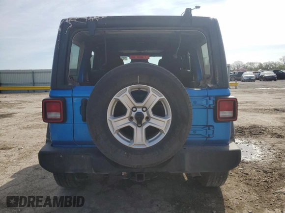 2023 Jeep Wrangler Sport S with VIN 1C4HJXDN3PW503284, listed as a Copart auction lot 51539255 with 31,856 mi miles and Salvage title. Bid and sale history available at DreamBid. Image 6.