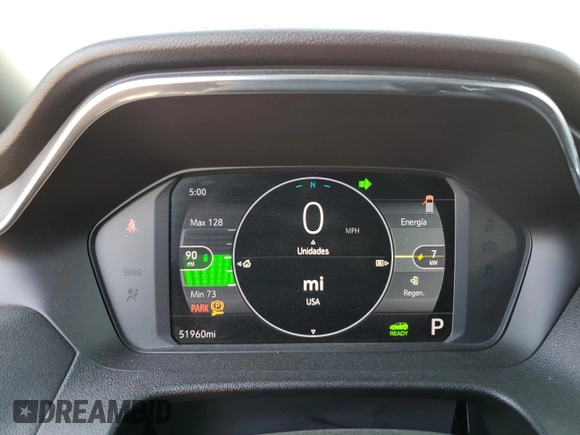 2022 Chevrolet Bolt EV 1LT with VIN 1G1FW6S05N4123181, listed as a Copart auction lot 60663445 with 51,960 mi miles and Salvage title. Bid and sale history available at DreamBid. Image 9.
