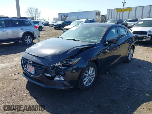 2016 Mazda 3 i Sport with VIN JM1BM1U73G1337468, listed as a IAAI auction lot 41824105 with 96,959 mi miles. Bid and sale history available at carsss.com. Image 6.