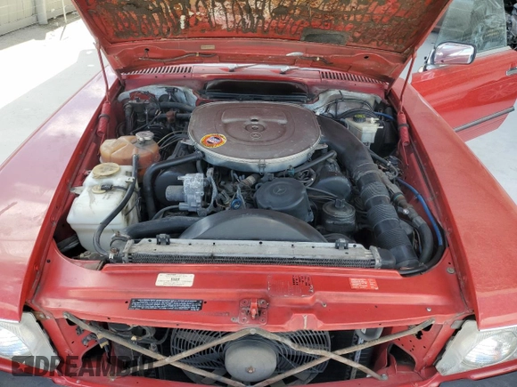 1987 Mercedes-Benz 560 Series 560SL with VIN WDBBA48D8HA056549, listed as a Copart auction lot 54720495 with 157,724 mi miles and Clean Title. Bid and sale history available at carsss.com. Image 11.