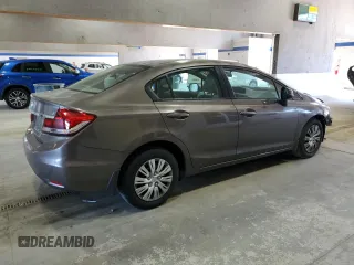 2013 Honda Civic LX с VIN 2HGFB2F50DH562275, выставлен на аукционе Copart как лот 57366155 с пробегом 156 522 миль миль и Списание • Salvage title. История ставок и продаж доступна на DreamBid. Изображение 3.