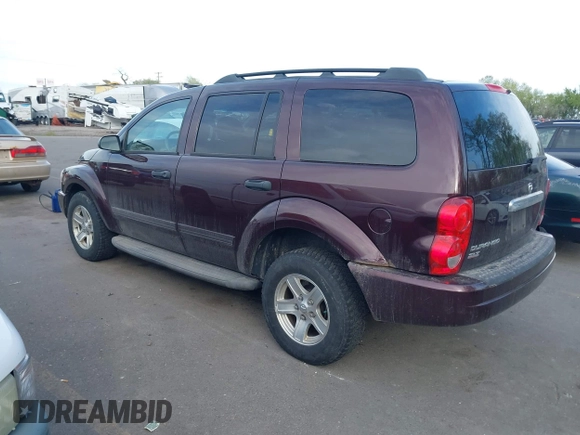 2005 Dodge Durango SLT with VIN 1D4HB48N05F585223, listed as a IAAI auction lot 42091044 with 137,885 mi miles and . Bid and sale history available at DreamBid. Image 3.