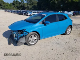 2021 Toyota Corolla Hatchback SE with VIN JTND4MBE5M3135173, listed as a Copart auction lot 60318104 with 55,308 mi miles and Salvage Title. Bid and sale history available at carsss.com. Image 1.
