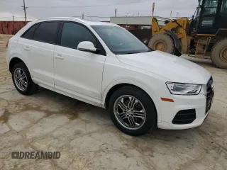 2017 Audi Q3 Premium with VIN WA1BCCFS0HR010538, listed as a Copart auction lot 48547445 with 141,489 mi miles and Salvage Title. Bid and sale history available at carsss.com. Image 4.