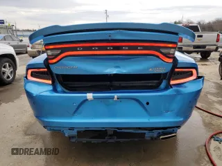 2019 Dodge Charger SXT with VIN 2C3CDXBG6KH510456, listed as a Copart auction lot 45926585 with 54,991 mi miles and Salvage Title. Bid and sale history available at carsss.com. Image 6.
