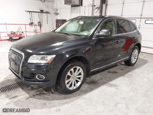 2014 Audi Q5 Premium Plus with VIN WA1LFAFPXEA104979, listed as a IAAI auction lot 41927659 with 159,182 mi miles. Bid and sale history available at carsss.com. Image 16.