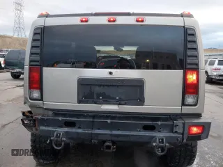 2006 Hummer H2 with VIN 5GRGN23U16H121476, listed as a Copart auction lot 86902654 with 143,202 mi miles and Salvage Title. Bid and sale history available at carsss.com. Image 6.
