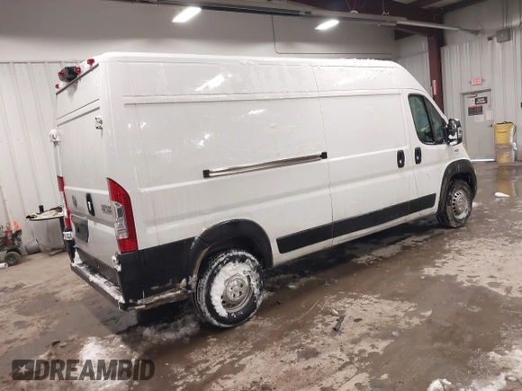 2024 Ram ProMaster Cargo Tradesman with VIN 3C6LRVDG6RE139987, listed as a IAAI auction lot 41597585 with 13,041 mi miles and . Bid and sale history available at DreamBid. Image 4.