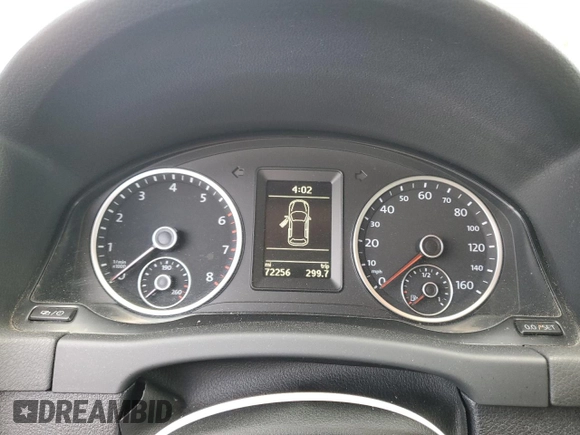 2013 Volkswagen Tiguan S with VIN WVGAV7AX1DW548677, listed as a Copart auction lot 52787255 with 72,256 mi miles and Salvage title. Bid and sale history available at DreamBid. Image 9.