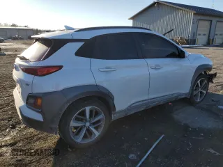 2021 Hyundai Kona Limited with VIN KM8K33A53MU602509, listed as a Copart auction lot 42932075 with 48,191 mi miles and Salvage Title. Bid and sale history available at carsss.com. Image 3.