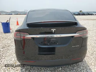 2020 Tesla Model X Long Range with VIN 5YJXCBE23LF302660, listed as a Copart auction lot 54181524 with 46,537 mi miles and Salvage Title. Bid and sale history available at DreamBid. Image 6.