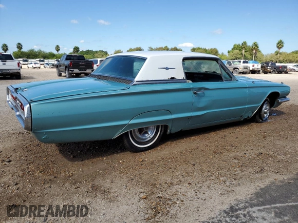 1966 Ford Thunderbird with VIN 6Y81Z100587, listed as a Copart auction lot 76387194 with 506 mi miles and Clean Title. Bid and sale history available at DreamBid. Image 3.